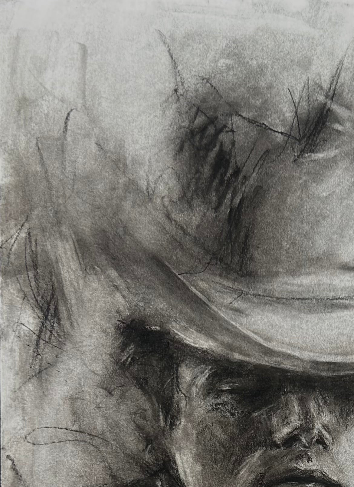 Burn the Breeze | Original Charcoal Drawing