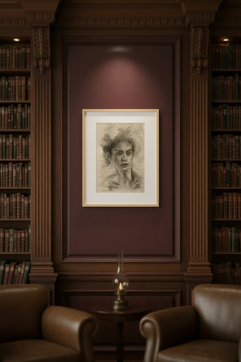 Impetuous Particles | Original Charcoal Drawing