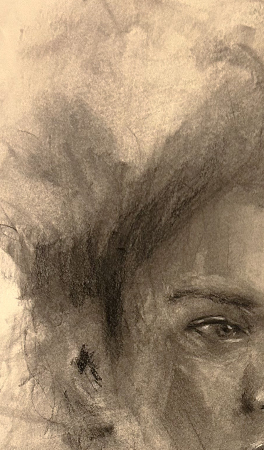 Impetuous Particles | Original Charcoal Drawing