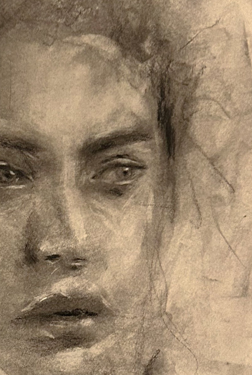Impetuous Particles | Original Charcoal Drawing