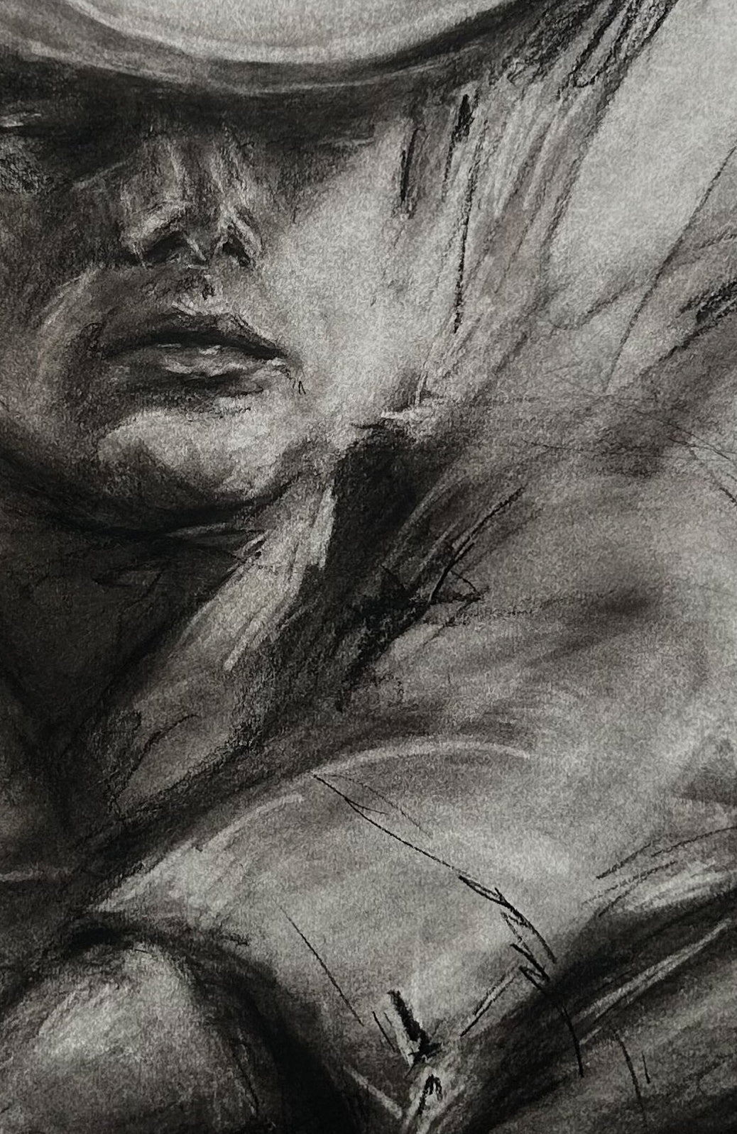 Burn the Breeze | Original Charcoal Drawing