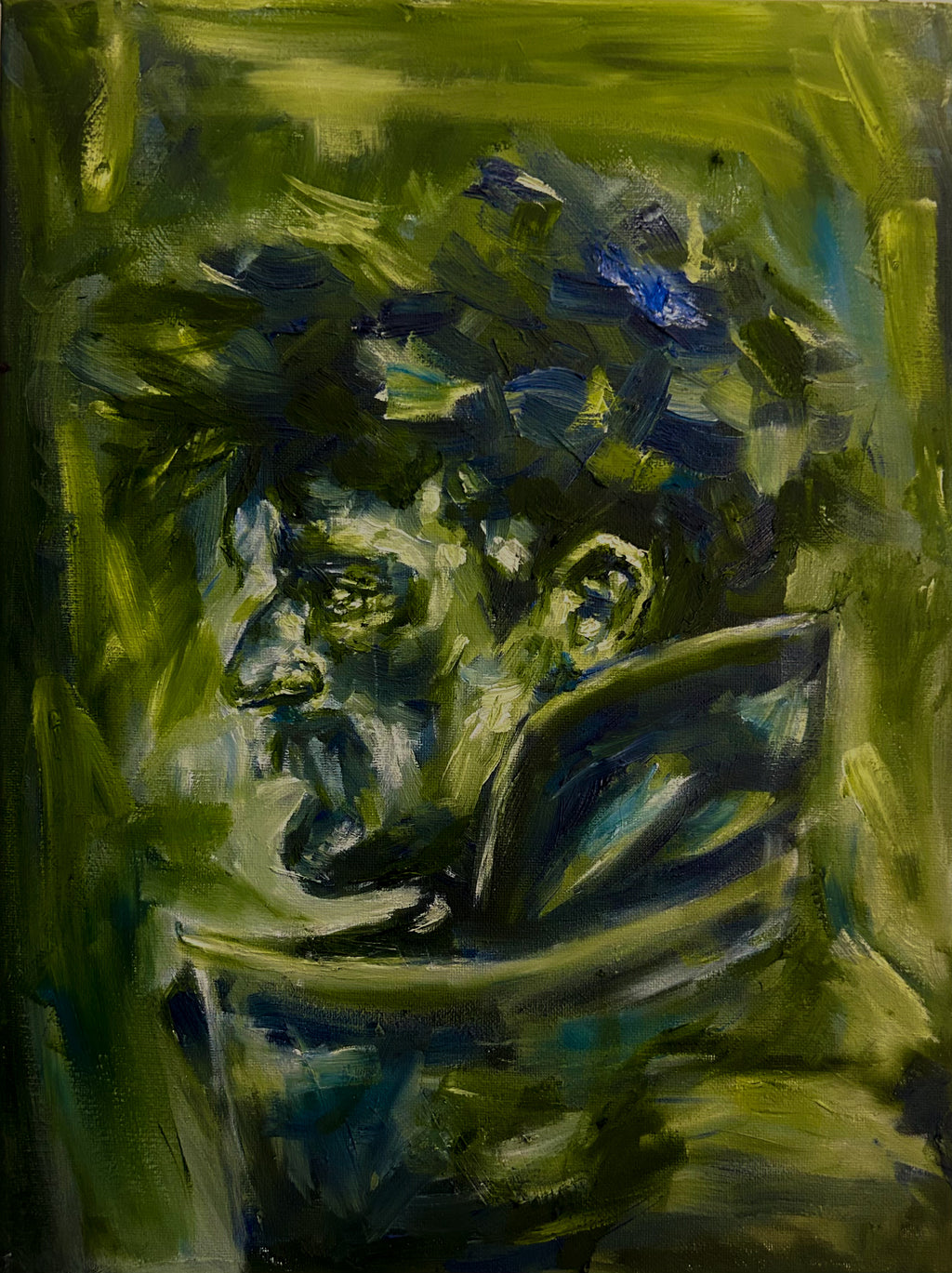Green Man | Oil on Canvas