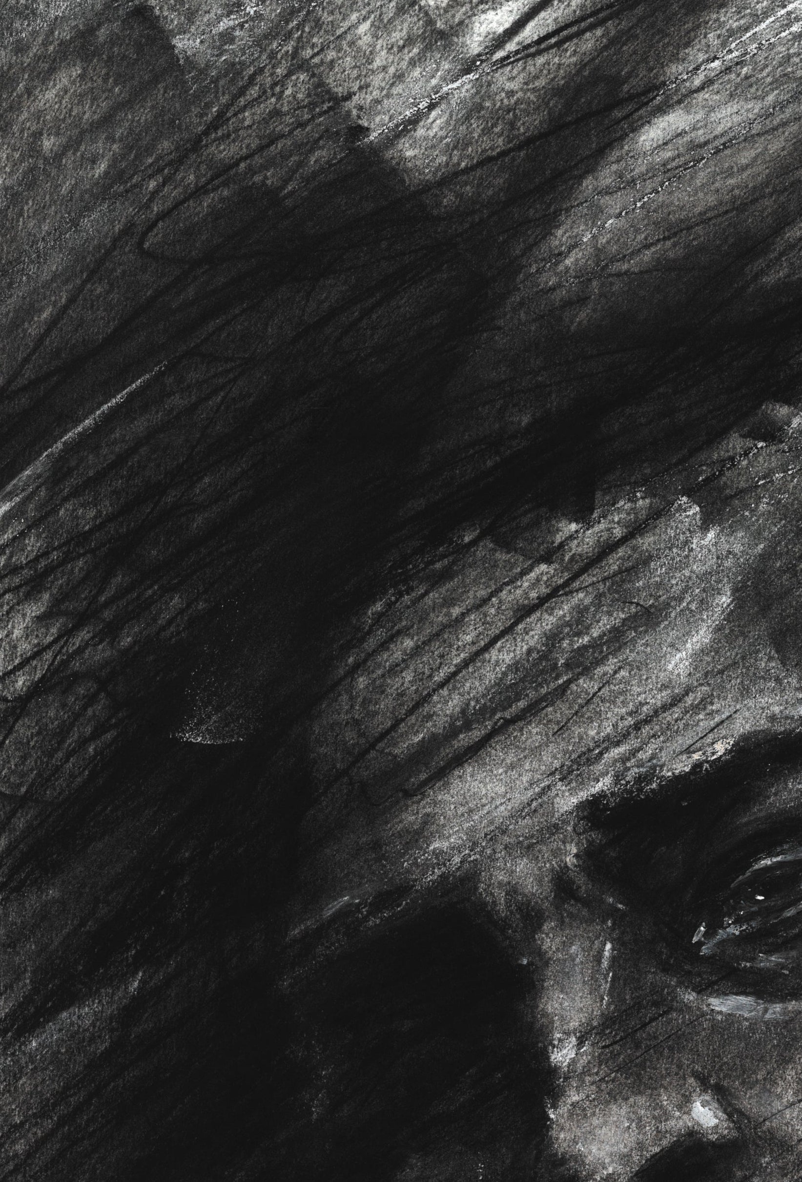 Pulled Apart | Original Charcoal Drawing