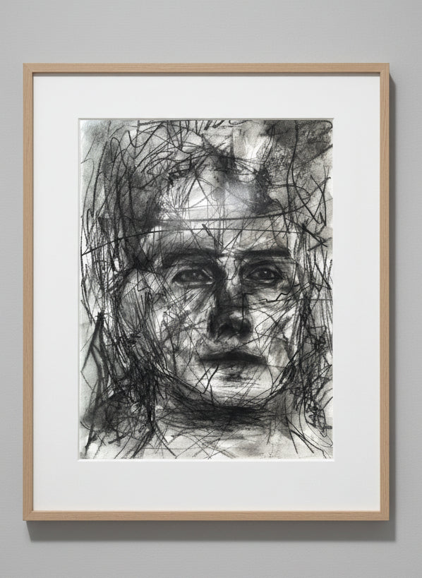 Scribble face | Fine Art Print