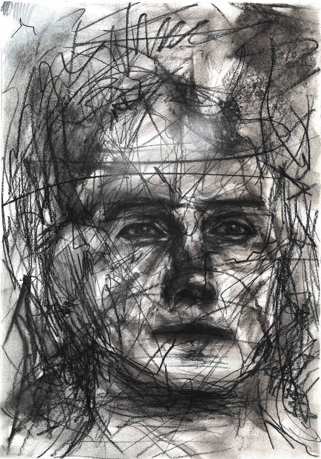 Scribble face | Fine Art Print