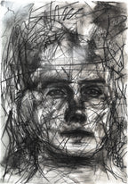 Scribble face | Fine Art Print