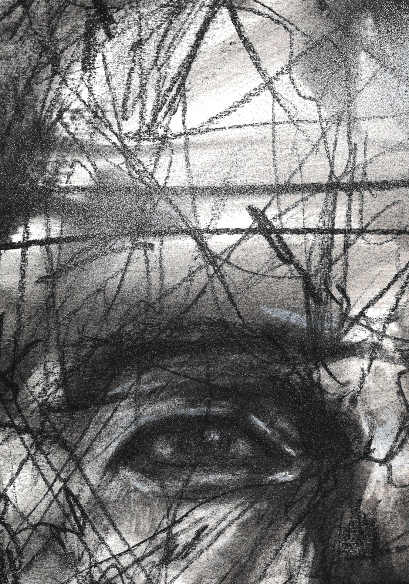 Scribble face | Fine Art Print